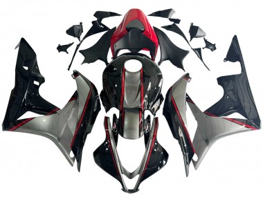 2007-2008 Honda CBR600RR Motorcycle Fairings - Silver Red Glossy Black UK Manufacturers