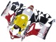 2007-2008 Honda CBR600RR Motorcycle Fairings - White Yellow Red Repsol HRC UK Manufacturers