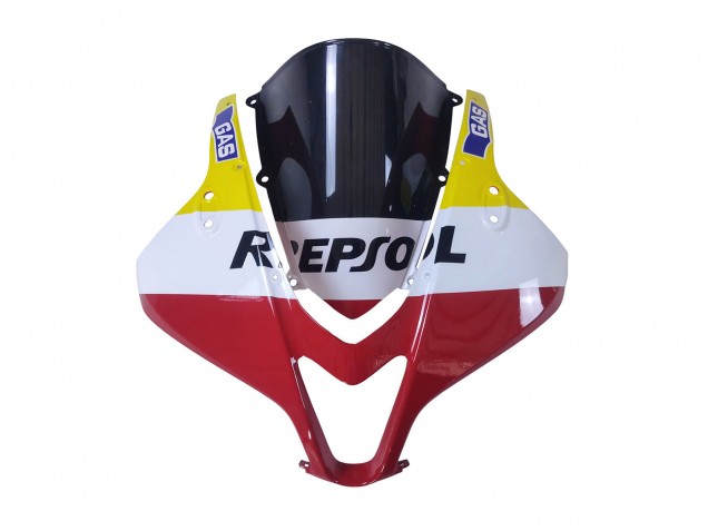 2007-2008 Honda CBR600RR Motorcycle Fairings - White Yellow Red Repsol HRC UK Manufacturers