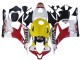 2007-2008 Honda CBR600RR Motorcycle Fairings - White Yellow Red Repsol HRC UK Manufacturers