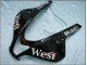 2007-2008 Honda CBR600RR Motorcycle Fairings - Glossy Black White West UK Manufacturers