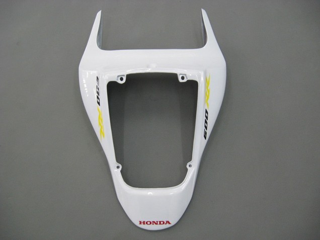 2007-2008 Honda CBR600RR Motorcycle Fairings - White Green Yellow Glossy Black Hannspree UK Manufacturers