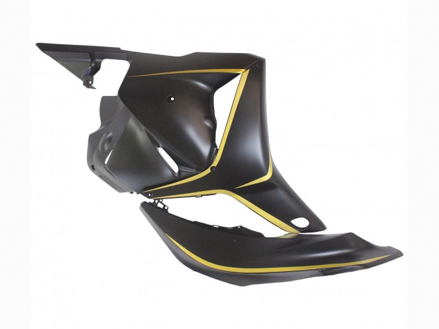 2009-2012 Honda CBR600RR Motorcycle Fairings - Matte Black Gold UK Manufacturers