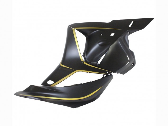 2009-2012 Honda CBR600RR Motorcycle Fairings - Matte Black Gold UK Manufacturers