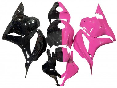 2009-2012 Honda CBR600RR Motorcycle Fairings - Pink Glossy Black Split UK Manufacturers