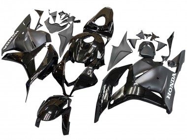 2009-2012 Honda CBR600RR Motorcycle Fairings - Glossy Black Matte Black UK Manufacturers