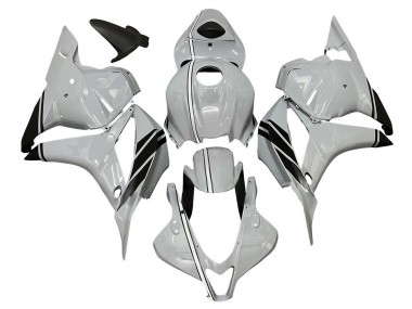 2009-2012 Honda CBR600RR Motorcycle Fairings - Glossy Grey Black UK Manufacturers