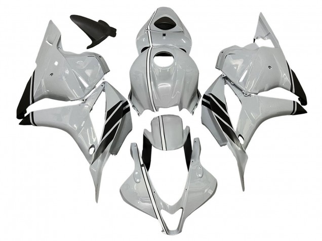 2009-2012 Honda CBR600RR Motorcycle Fairings - Glossy Grey Black UK Manufacturers