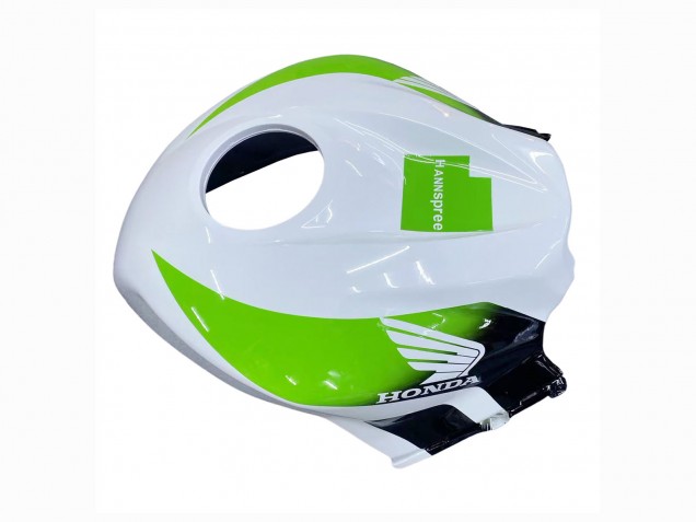 2009-2012 Honda CBR600RR Motorcycle Fairings - White Green Glossy Black Hannspree UK Manufacturers