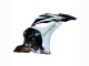 2009-2012 Honda CBR600RR Motorcycle Fairings - White Green Glossy Black Hannspree UK Manufacturers