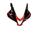 2009-2012 Honda CBR600RR Motorcycle Fairings - Red Glossy Black Matte Black Stripe UK Manufacturers