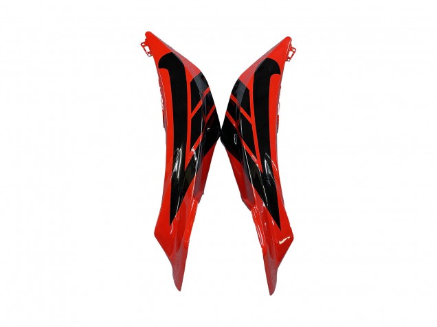 2009-2012 Honda CBR600RR Motorcycle Fairings - Red Glossy Black Matte Black Stripe UK Manufacturers
