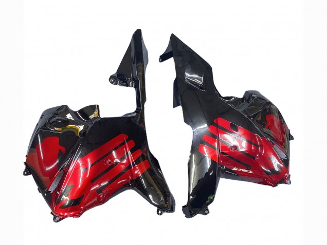 2009-2012 Honda CBR600RR Motorcycle Fairings - Red Glossy Black UK Manufacturers