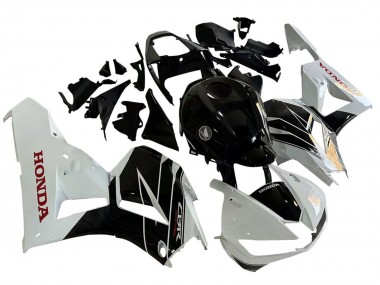 2013-2023 Honda CBR600RR Motorcycle Fairing Kits - White Glossy Black UK Manufacturers
