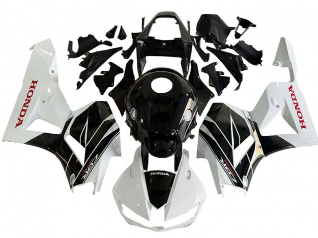 2013-2023 Honda CBR600RR Motorcycle Fairing Kits - White Glossy Black UK Manufacturers