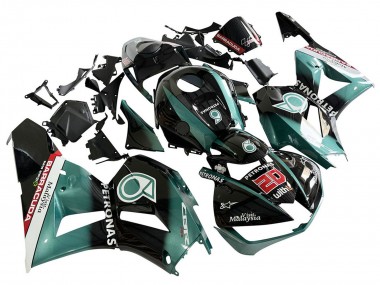 2013-2023 Honda CBR600RR Motorcycle Fairing - Teal Blue Glossy Black Petronas 20 UK Manufacturers