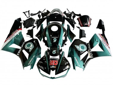 2013-2023 Honda CBR600RR Motorcycle Fairing - Teal Blue Glossy Black Petronas 20 UK Manufacturers