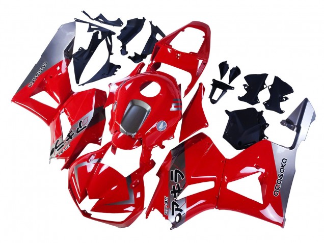 2013-2023 Honda CBR600RR Motorcycle Fairings - Silver Red UK Manufacturers