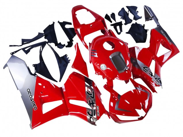 2013-2023 Honda CBR600RR Motorcycle Fairings - Silver Red UK Manufacturers