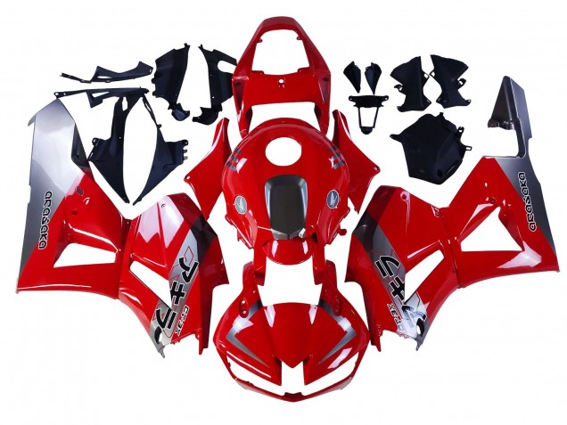 2013-2023 Honda CBR600RR Motorcycle Fairings - Silver Red UK Manufacturers
