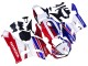 2013-2023 Honda CBR600RR Motorcycle Fairing - White Red Blue UK Manufacturers