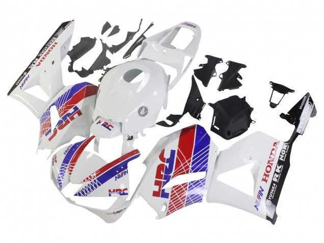 2013-2023 Honda CBR600RR Motorcycle Fairing - White Red Blue HRC UK Manufacturers