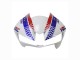 2013-2023 Honda CBR600RR Motorcycle Fairing - White Red Blue HRC UK Manufacturers