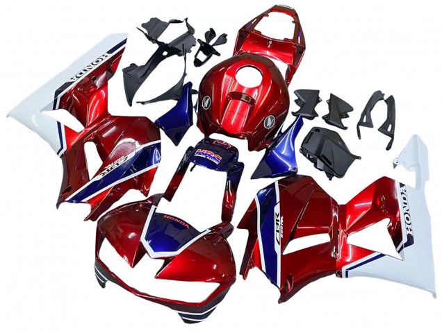 2013-2023 Honda CBR600RR Motorcycle Fairings - White Red Blue HRC UK Manufacturers