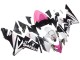 2004-2005 Kawasaki ZX10R Motorcycle Fairings - Black Pink White Playboy Motul UK Manufacturers