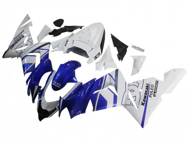 2004-2005 Kawasaki ZX10R Motorcycle Fairing - Black White UK Manufacturers