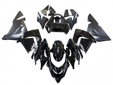 2004-2005 Kawasaki ZX10R Motorcycle Fairings - Glossy Matte Black Ninja UK Manufacturers