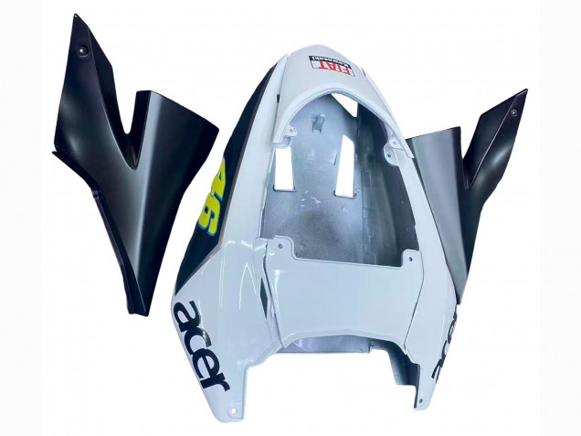 2004-2005 Kawasaki ZX10R Motorcycle Fairings - Glossy Blue White Fiat Motul UK Manufacturers