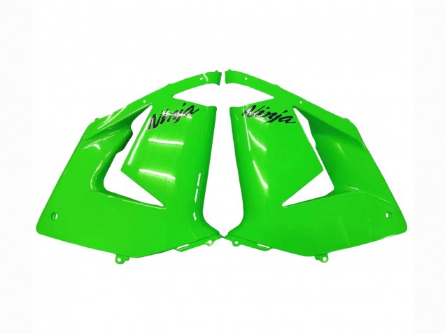 2004-2005 Kawasaki ZX10R Motorcycle Fairings - Green Black Ninja UK Manufacturers