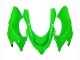 2004-2005 Kawasaki ZX10R Motorcycle Fairings - Green Black Ninja UK Manufacturers