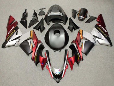 2004-2005 Kawasaki ZX10R Motorcycle Fairings - Black Silver Red Orange UK Manufacturers