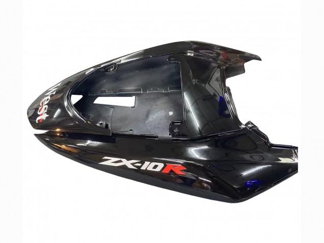2004-2005 Kawasaki ZX10R Motorcycle Fairings - White Black West Ninja UK Manufacturers