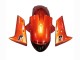 2004-2005 Kawasaki ZX10R Motorcycle Fairings - Burnt Orange Black Monster Elf UK Manufacturers