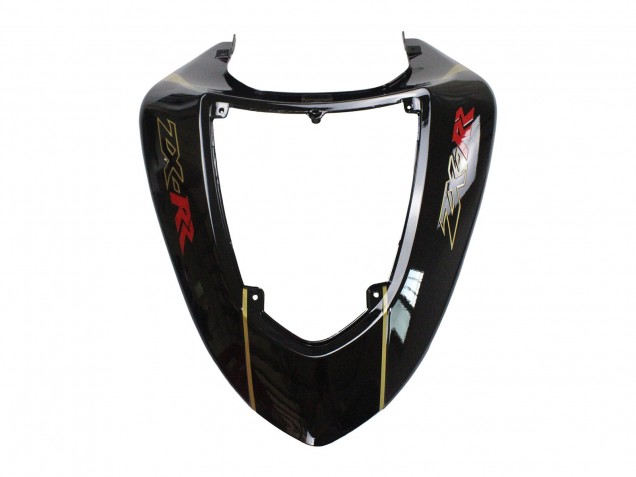 2006-2007 Kawasaki ZX10R Motorcycle Fairings - Black Red Gold BACARDI UK Manufacturers