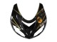 2006-2007 Kawasaki ZX10R Motorcycle Fairings - Black Red Gold BACARDI UK Manufacturers