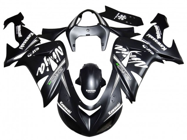 2006-2007 Kawasaki ZX10R Motorcycle Fairing - Matte Black UK Manufacturers