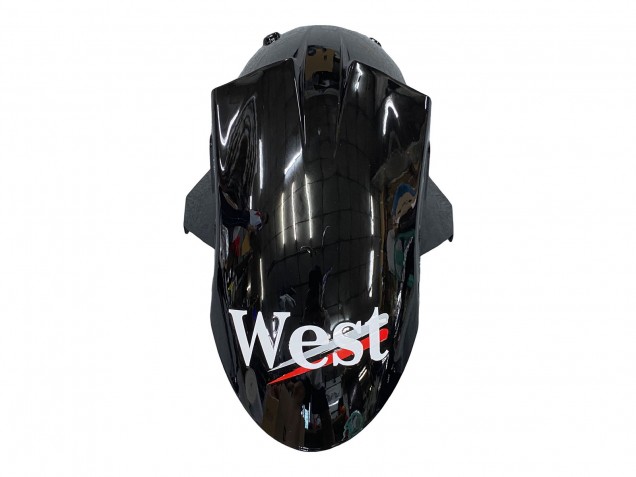 2006-2007 Kawasaki ZX10R Motorcycle Fairings - Glossy Black White West UK Manufacturers