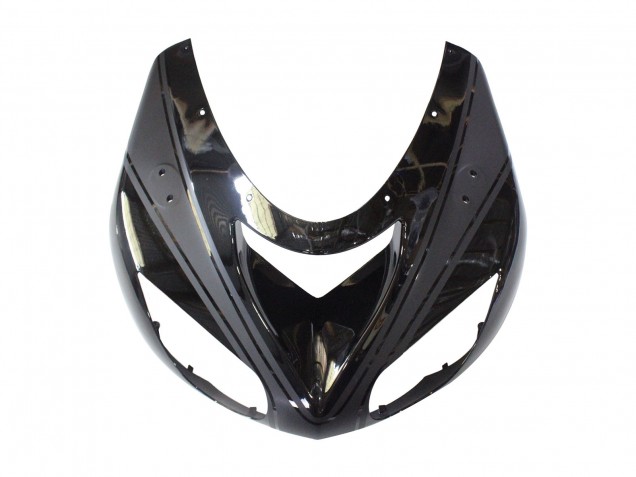 2006-2007 Kawasaki ZX10R Motorcycle Fairings - Matte Black Glossy Black UK Manufacturers