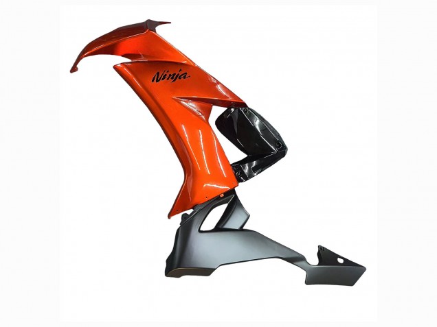 2008-2010 Kawasaki ZX10R Motorcycle Fairings - Burnt Orange Black UK Manufacturers
