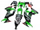 2008-2010 Kawasaki ZX10R Motorcycle Fairings - Green White Red Black Monster Elf 66 UK Manufacturers
