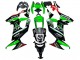 2008-2010 Kawasaki ZX10R Motorcycle Fairings - Green White Red Black Monster Elf 66 UK Manufacturers