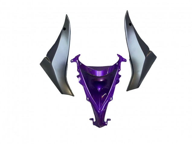 2008-2010 Kawasaki ZX10R Motorcycle Fairings - Purple Black UK Manufacturers