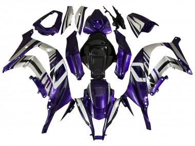 2008-2010 Kawasaki ZX10R Motorcycle Fairings - Purple Silver Black UK Manufacturers