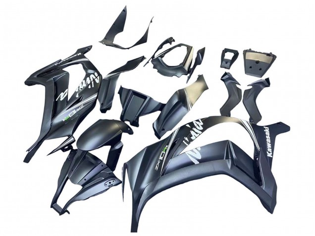 2011-2015 Kawasaki ZX10R Motorcycle Fairings - Matte Grey White Green UK Manufacturers