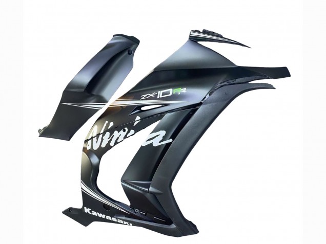 2011-2015 Kawasaki ZX10R Motorcycle Fairings - Matte Grey White Green UK Manufacturers
