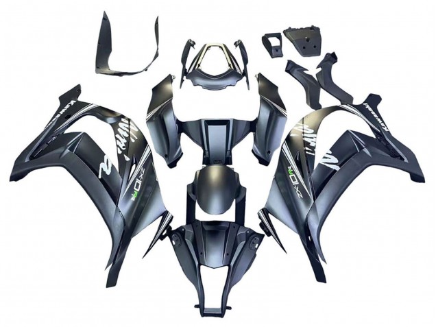 2011-2015 Kawasaki ZX10R Motorcycle Fairings - Matte Grey White Green UK Manufacturers